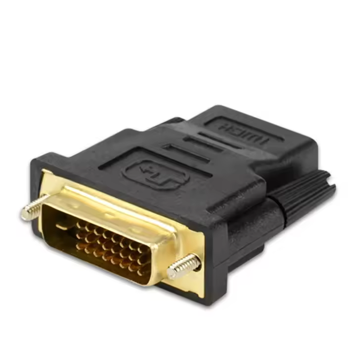 Adaptador Convertidor DVI 24+1 a HDMI 1080P Compatible Cable Macho a Hembra Bi-directional Para PC Laptop TV Box - 1