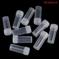 100Pcs Tubos De Prueba De Plástico De 5ml Con Tapa Para Suministros De Química Escolar - details 6