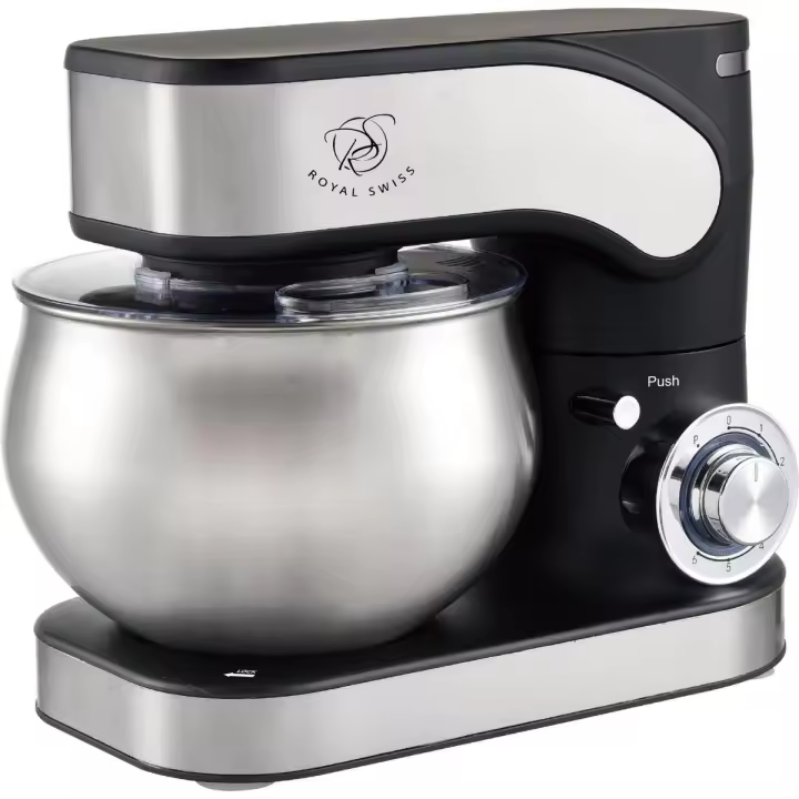 AMASADORA - MEZCLADORA - BATIDOR - ROYAL SWISS - CAPACIDAD 5 L - 5L -POTENCIA 1300W - 6 VELOCIDADES - 1