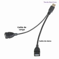 Cable De Extensión De Poder USB 2.0 Negro 1 a 2 Hembra a Macho Doble Divisor Adaptador Cable De Datos Eelhoe - details 5