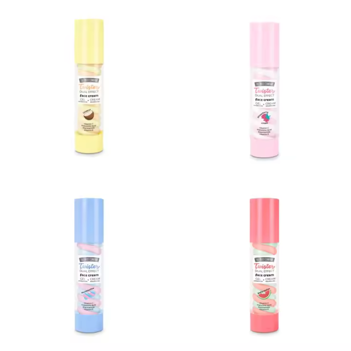 Crema facial The Fruit Company Twister Dual Effect gel + crema hidratante con ácido hialurónico niacinamida y vitaminas 50 g 🚚 Envíos a España 24/48h. - 1