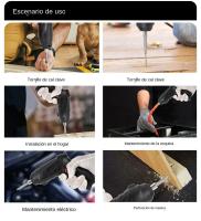 Batería De Litio Para Herramientas Eléctricas 1800mAh Mini Taladro Eléctrico Sin Cable 3.6v Para Mantenimiento Y Reparación Doméstica - details 4