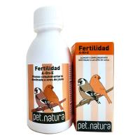 Fertilidad AD3E Petnatura - 25ml o 125ml - Alimento complementario para aves de jaula como canarios, jilgueros, exoticos, palomas, periquitos.. Complejo vitaminico para pajaros - details 0