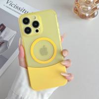 Funda Magnética Desmontable Con Color Bumper Para iPhone 16 15 14 13 12 11 pro plus Max 2 En 1 Cubierta Dura Mate Antigolpes Y Anti-Resbaladizo - details 0