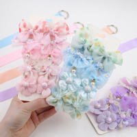 Set De 11 Clips De Cabello Con Encaje Y Plumas Para Bebés Niñas Con Borlas Alas Plateadas Y Barretas De Flor De Perla Almacenamiento De Cinturón Uso Diario Para Niñas - details 2