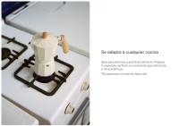 CREATE - Cafetera italiana sin adaptador para inducción - THERA MOKA RETRO - details 0