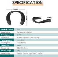 Altavoz de Cuello Bluetooth | Negro | Portátil | 10 Horas Reproducción - details 0