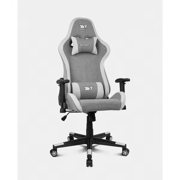 DRIFT Silla Gaming DR90 PRO Gris/Blanca - 1