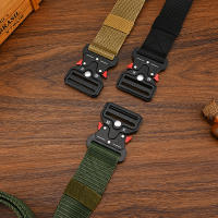 Cinturón Táctico Multifuncional De Lona De Náilon Para Montañismo Al Aire Libre Para Adultos De Género Unisex Con Hebilla De 4cm - details 3