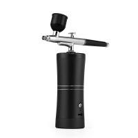 Kit De Aerógrafo Portátil 0.3mm Negro Acción Simple Mini Compresor De Aire Para Pastel Maquillaje Uñas Herramientas De Neblina De Fugas - details 12