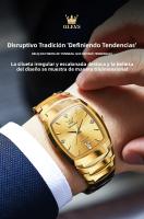 Reloj De Cuarzo Para Hombre Original OLEVS Con Correa De Acero Tungsteno Calendario Impermeable Reloj De Pulsera Lujo Con Manos Luminosas Y Numeros Romanos - details 2