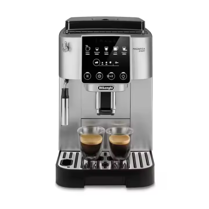 CAFETERA SUPERAUTOMÁTICA DELONGHI ECAM220.30SB - 15 BARES Y 2 TAZAS CON PREPARACION DE CAFÉ, ESPRESSO Y CAPUCHINO - 1