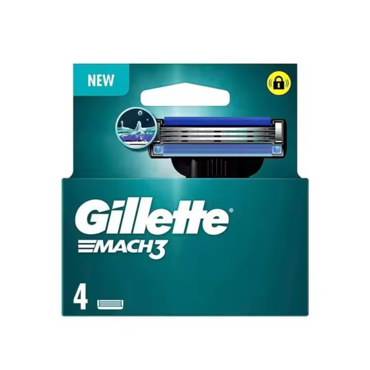 GILLETTE Mach3 Recambios de Cuchillas 4 Unidades - 1