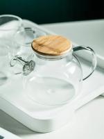 Tetera De Vidrio Borosilicogeo De 1.8L Transparente Resistente Al Calor Gran Taza Clara Para Té Flor Puer Kettle Set Herramienta Para Oficina Y Hogar - details 16