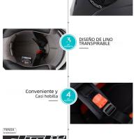 Casco De Motocicleta Vintage Con Lente Doble Para Karts Scooters Y Vans Protección Abs Unisex Adecuado Para Todas Las Estaciones - details 8