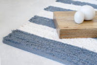 Parentesi Quadra - ALFOMBRA RAYAS AZUL 60X90CM - details 2