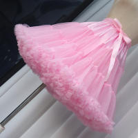 Falda De Túnel Para Mujer Petticoat Adulto Puffy Tutu Camiseta De Ballet Tulle Vestido De Cosplay Falda Interior - details 5