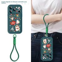 Funda De Teléfono Suave Con Patrón De Navidad Para iPhone 17 pro Max Air 16e 16 15 14 pro Max 13 12 pro 11 Con Correa De TPU Protección Antichoque - details 10