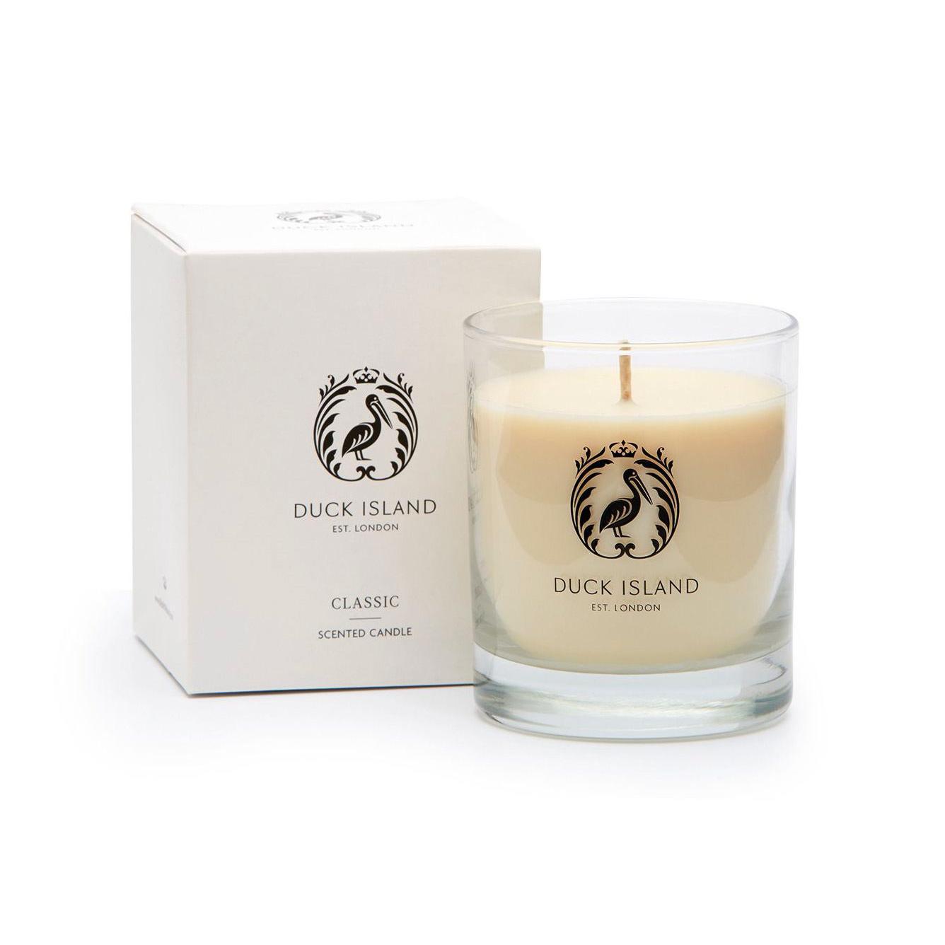 VELA AROMATICA DUCK ISLAN LONDON EN VASO DE 100ML- CITRICOS Y AROMAS