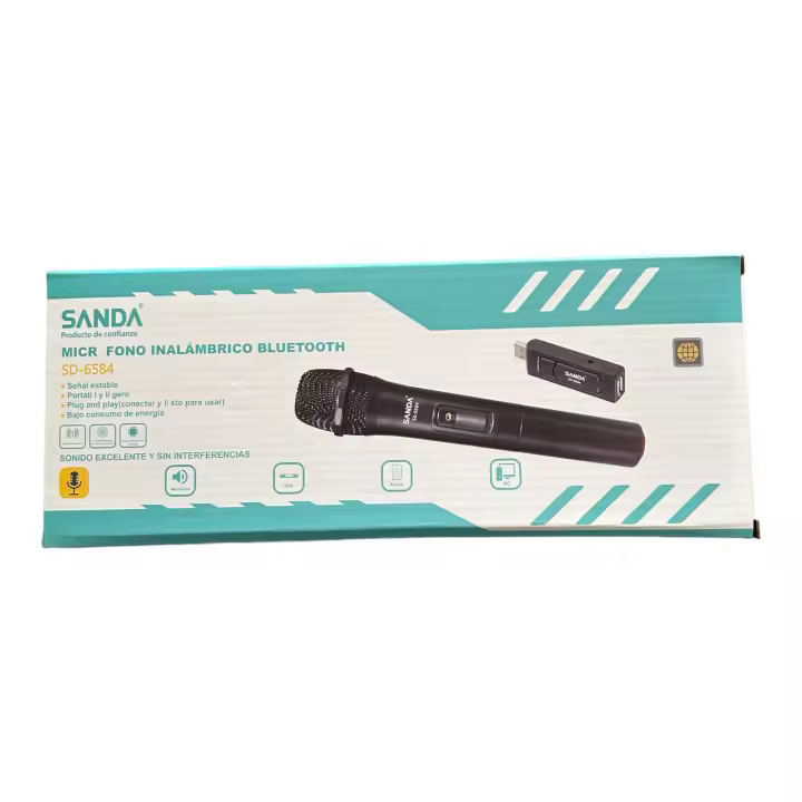 Micrófono inalámbrico bluetooth SANDA SD-6584 - 1