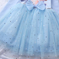 Vestidos De Princesa Para Niñas Con Manga Larga Y Cierre De Cremallera Disfraz De Elsa De Frozen Ropa De Fiesta De Cumpleaños Otoño - details 2