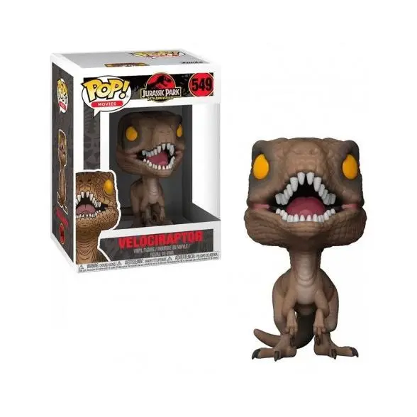 Figura Funko Pop Velociraptor Jurassic Park 549 - Genial de 10cm - 1