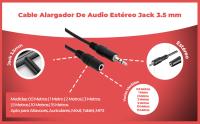 Banner - Cable alargador de audio estéreo jack 3.5 mm