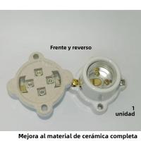 Soporte De Bombilla De Tornillo E27 1-20PCS 220V Base De Lámpara Blanca Adaptador De Soporte Para Luz De Techo - details 19