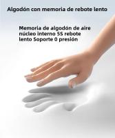 Almohada Especial Lumbar Cuidado De La Cintura Con Masaje Y Calor Soporte Para Cintura Para Ancianos Y Mujeres Embarazadas Relleno De Memoria Espuma Poliéster 100% Forma Rectangular - details 7