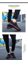 Zapatillas De Deporte Para Hombre YRZL Ligera Y Transpirable Con Malla De Aire Antideslizante Cómodas Para Gimnasio Y Uso Casual - details 7