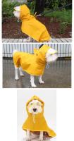 Ropa Impermeable Para Perros Ropa De Invierno Con Capucha Adecuada Para La Estación Lluviosa Disponible En Amarillo Talla Única - details 6