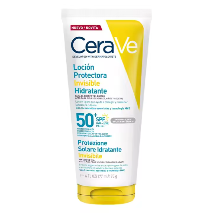 Cerave Loción Protectora Invisible Hidratante Spf+50 75ml/74 gr - 1