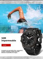 Reloj De Pulsera Deportivo Para Hombre OFNS Marca De Lujo Estilo G Cuarzo Analógico Resistente Al Choque Con Pantalla LED Digital Impermeable - details 14