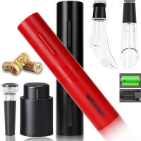 Abrevidrio Eléctrico Recargable Automático O Con Baterías Herramienta De Apertura De Botellas De Vino Para Cocina Y Bar Eco-amigable - details 0