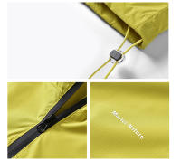 Chaqueta Impermeable Y Antigolpes Para Hombres Ligera Con Capucha Adecuada Para Senderismo Running Pesca Viajes Parka Viento - details 2