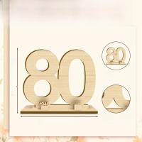 Libro De Invitados De Madera Número 60 Para Cumpleaños Y Aniversarios Personalizable Con Nombre Y Año Para Fiestas De Retiro - details 4