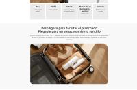 Official | Xiaomi Handheld Garment Steamer, Plegable, Compacta y fácil de guardar, El aluminio fundido mantiene una temperatura constante, Panel grande, 26 s Calentamiento rápido*, 30 kPa Vapor a presión*, 160 ml Depósito de agua de larga duración* - details 1
