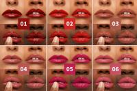 Pack 6 Pintalabios Líquidos Hidratantes | Set Gloss Profesional Tonos Nude, Rosa y Rojo | Maquillaje Labios Larga Duración Efecto Matte- Marukatsu - details 1