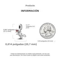 Encantos De Animal Colección Plata Francés Bulldog Gato Mariposa Ladybug Para Pulseras Originales Joyería Hechas a Medida - details 141