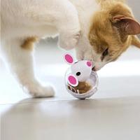 Juguete Interactivo Para Gatos Alimentador De Alimentos Con Bola De Rata Dispensador De Comidas Plástico Divertido Para Gatos Tamaño Pequeño - details 1