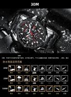 Reloj De Pulsera De Cuarzo Para Hombre MINI FOCUS Gran Dial Resistente Al Agua Con Función De Calendario Y Luz Trasera Acero Inoxidable Estilo Casual - details 18