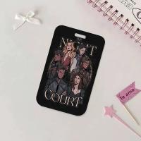 Porta Tarjetas De Identificación Acotar a Court of Mist And Fury Con Correa De Cuello Para Oficina Y Escuela Funda Para Crédito - details 1