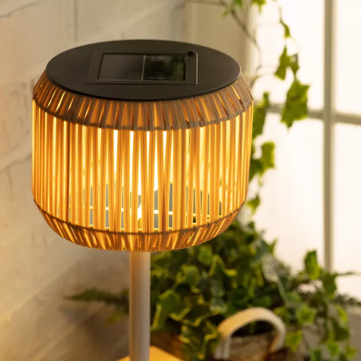 Ledkia Lámpara de Mesa Exterior Solar LED Nygala Natural - 1