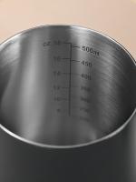 Cafetera Con Tapa Y Termómetro De Acero Inoxidable 304 Escala Clara Mango De Madera Sólida De Alta Calidad Utensilios De Café Hechos a Mano 500ML - details 11