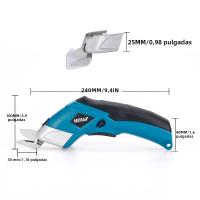 Tijeras Eléctricas Mini Hormy 3.6V Para Corte De Tela Piel Papelboard Herramienta DIY Para El Hogar Cuchilla De Tungsteno Certificación CE RoHS UL KC Weee - details 2