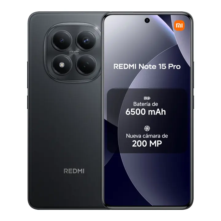 Oficial | 【Nuevo producto】REDMI Note 15 Pro, Batería masiva de 6500 mAh, Cámara de 200 MP con nitidez extraordinaria, Pantalla AMOLED de 6.77", MediaTek Helio G200-Ultra - 1