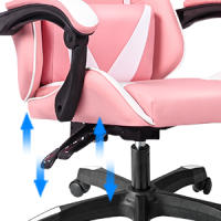T-Lovendo - Silla Gaming con Cojín Lumbar y Cervical, Ergonómica, Regulable en Altura y Reclinable - details 1