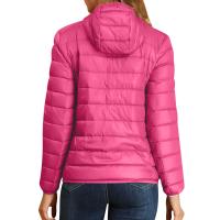 Chaqueta De Invierno Para Mujer Ligeramente Acolchada Con Capucha Cierre De Cremallera Impermeable Y Térmica Con Bolsillos Estilo Casual - details 47