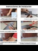 1pc 100CM Almohadilla De Sellado Para Puerta Banda Inferior Autoadhesiva Antipolvo Y Aislante Acústico Material De Goma - details 2