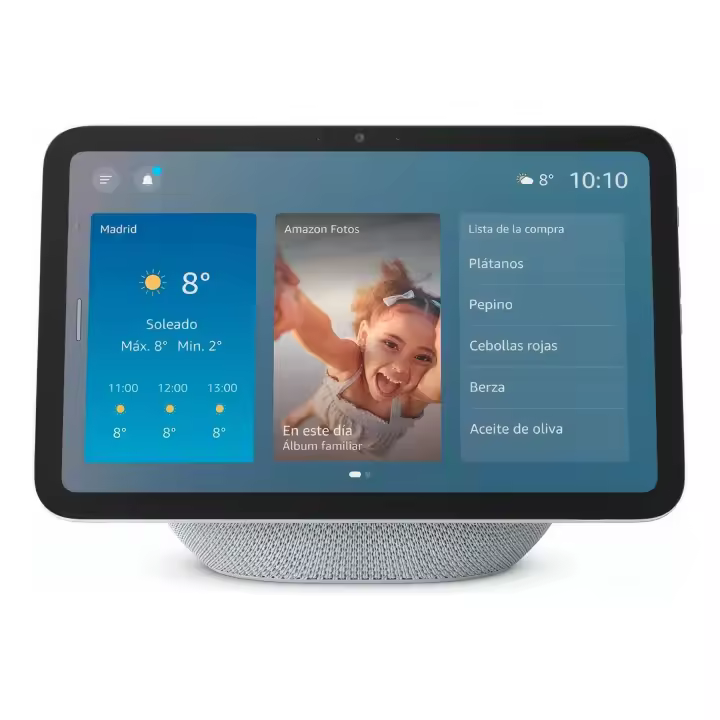 amazon Echo Show 8 (última generación) Blanco / Pantalla HD de 8,7" con audio espacial y Alexa - 1